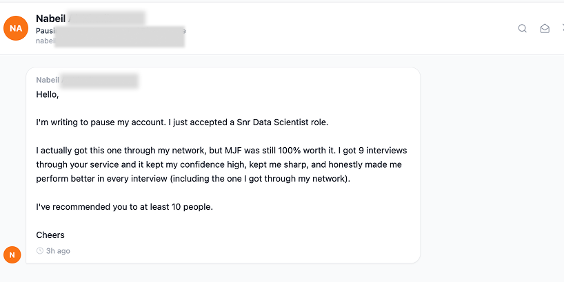 Client feedback 12